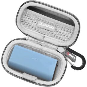 RLSOCO Carrying Case for Anker Nano 621 Power Bank with Built-in Lightning/with Built-in USB-C Connector Portable Charger - Black (Case Only)