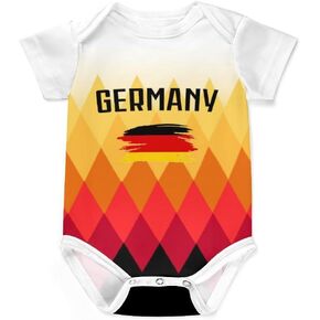 Soccer Baby Jersey Soccer Romper Outfit for Baby Boys & Girls,2024 Soccer National Team Baby Bodysuit for Soccer fans