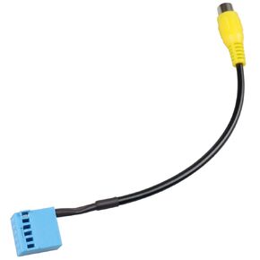 Car Radio Camera RCA Adapter Compatible with Volkswagen Golf Jetta Passat Touran Tiguan MIB2 RCD330 Stereo Backup Camera RCA Video Cable