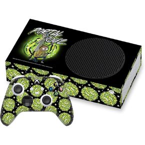 Head Case Designs Officially Licensed Rick and Morty Portal Boyz Graphics Vinyl Sticker Gaming Skin Decal Cover Compatible with Xbox Series S Console and Controller Bundle