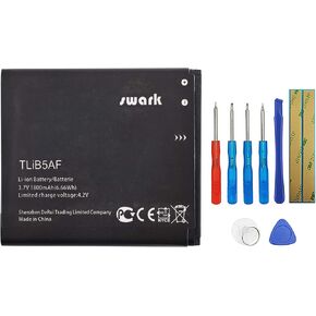 Battery TLIB5AF Compatible with Alcatel One Touch 997, PopC5, X Pop, OT-5035 with tools