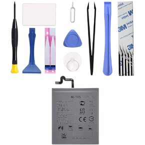 Only for LG K51 & K50s & Q70 & Q51 Battery Replacement, with Video Tutorial, BL-T45 Battery for LG K51 & K50s & Q70 & Q51, with Repair Toolkit