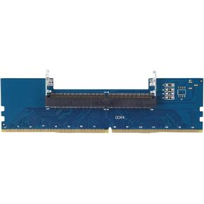 Professional SO-DIMM DDR4 Memory Converter 2133Mhz 260 to 288 Laptop DIMM Memory Card Riser Card 4-Layers Desktop Memory Adapter, Blue