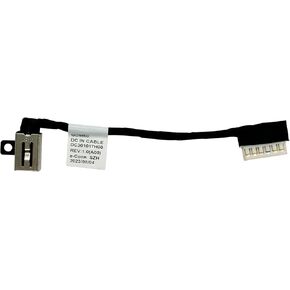 كابل طاقة مقبس GDM50 DC 4.6 بوصة متوافق مع Dell Inspiron 3510 3511 3515 3520 / Vostro 3420 3425 3510 3511 3515 كابل سلسلة 87GX7 DC301017H00 231X7 0231X7 قم بتوصيل منفذ الشحن