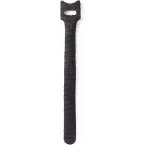 StarTech.com 6in Hook and Loop Cable Ties - 50 Pack - Black - Reusable Cable Straps - Adjustable and Flexible - Cord Organizer Tie/Wraps for Cable Management - Wire Loop Ties (B506I-HOOK-LOOP-TIES)