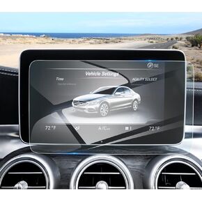 2016 2017 2018 2019 C-Class GLC-Class Screen Protector for M ercedes-Benz C-Class GLC-Class 8.4-inch Touch Screen 9H Tempered Glass Anti-scratch HD Transparent Protective Film