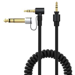 Alitutumao Replacement 3.5mm to 3.5mm & 6.5mm Aux Auxiliary Audio Cable, Headphone Extension Cord Compatible with Monster Beats Solo Pro Detox by Dr Dre Headphones (Red)