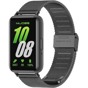 MIJOBS Strap Compatible with Samsung Galaxy Fit 3 SM-R390 Bands for Women Men, Sport Straps Replacement Wristband Accessories for Samsung Galaxy Fit3