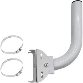 Universal Wireless Bridge Bracket Mount, Pole and Wall-Mounted Mount for Outdoor Point to Point AP Access Point Client Bridge CPE,TV Antenna,WiFi Extender,Weather Station,Router (2 PCS)