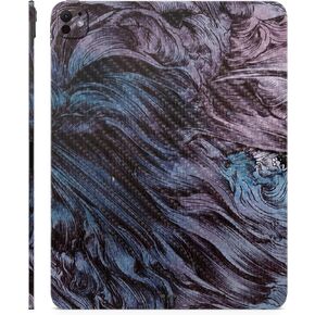 Carbon Fiber Skin Compatible with Apple iPad Pro 11 (M4) 2024 - Angry Ripple - Premium 3M Vinyl Protective Wrap Decal Cover - Easy to Apply | Crafted in The USA by MightySkins