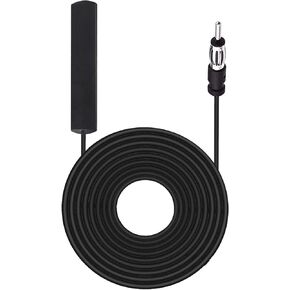 Car Radio Antenna Car Adhesive Mount Hidden Patch Antenna Car Stereo FM AM Radio Antenna for Vehicle Truck Car Stereo in Dash Head Unit CD Media Receiver Player Audio HD Radio Tuner Amplifier