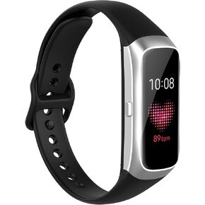 Bands Compatible with Samsung Galaxy Fit SM-R370, Soft Silicone Sport Fitness Strap for Galaxy Fit Smartwatch, Replacement Wristband Accessories for Men Women