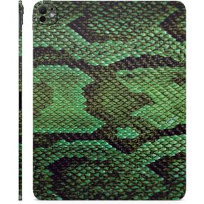 Carbon Fiber Skin Compatible with Apple iPad Pro 13 (M4) 2024 - Green Serpent - Premium 3M Vinyl Protective Wrap Decal Cover - Easy to Apply | Crafted in The USA by MightySkins
