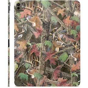 غلاف لامع لامع متوافق مع Apple iPad Pro 13 (M4) 2024 - Buck Camo - غطاء حماية ملتف من الفينيل الفاخر 3M - سهل الاستخدام | صُنع في الولايات المتحدة الأمريكية بواسطة MightySkins