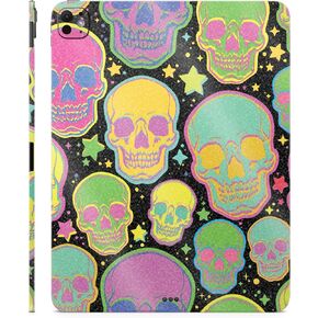 Glossy Glitter Skin Compatible with Apple iPad Pro 13 (M4) 2024 - Candy Skulls - Premium 3M Vinyl Protective Decal Cover - Easy to Apply | Crafted in The USA by MightySkins