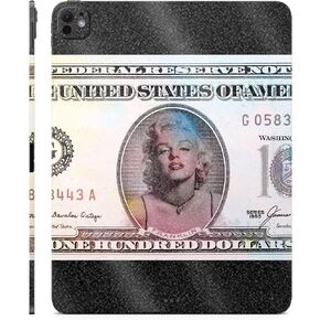 Glossy Glitter Skin Compatible with Apple iPad Pro 13 (M4) 2024 - Monroe Currency - Premium 3M Vinyl Protective Decal Cover - Easy to Apply | Crafted in The USA by MightySkins