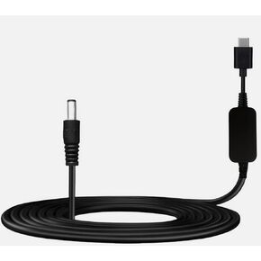 Baby car Camera USB Powered Adapter,baby car camera DC5521 to USB c 12V Cord Adapter(7FT) ONLY Support Cigarette Lighter Port,NOT Monitor and Camera(type c 12V)