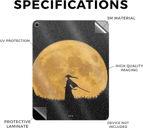 غلاف الكمبيوتر اللوحي من ألياف الكربون متوافق مع Apple iPad Air 11 (M2) 2024 - Bad Trip - غطاء لاصق واقٍ من الفينيل 3M ممتاز - سهل الاستخدام مصنوع في الولايات المتحدة الأمريكية بواسطة MightySkins in Kuwait