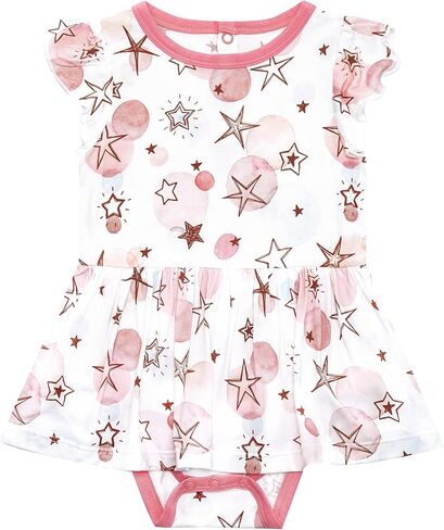Baby Girls Sleeveless Bodysuits Ruffled Bodysuit Viscose from Bamboo Cute Infant Girl Outfit Clothes in Saudi Arabia