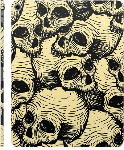 غلاف الكمبيوتر اللوحي من ألياف الكربون متوافق مع Apple iPad Air 13 (M2) 2024 - جدار الموت - غطاء لاصق واقٍ من الفينيل 3M ممتاز - سهل الاستخدام | صُنع في الولايات المتحدة الأمريكية بواسطة MightySkins in Kuwait