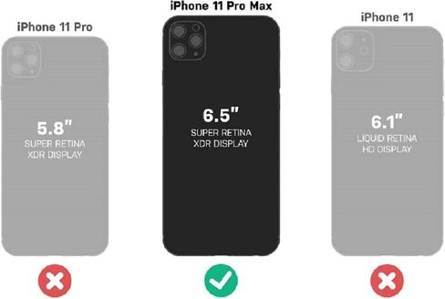 OtterBox iPhone 11 Pro Max Commuter Series Case - BESPOKE WAY (BLAZER BLUE/STORMY SEAS BLUE), slim & tough, pocket-friendly, with port protection in Saudi Arabia