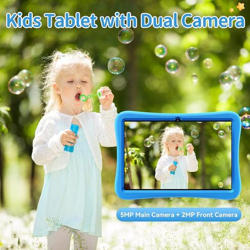 تابلت OUKITEL OT6 للأطفال - تابلت Android 13 مقاس 10 بوصة للأطفال مع حافظة EVA مقاومة للصدمات، 16 جيجابايت + 64 جيجابايت 8000 مللي أمبير في الساعة للأطفال الصغار مع قلم، WiFi6، Google Kids Space، Widevine L1، التحكم الأبوي، BT5.0، معرف الوجه in Kuwait