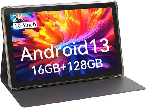 أحدث الأجهزة اللوحية لعام 2024، جهاز لوحي Android 13 بشاشة 10.4 بوصة، وذاكرة الوصول العشوائي 16 جيجابايت، وذاكرة الوصول العشوائي 128 جيجابايت، وشاشة FHD بدقة 2000*1200 2K، وحدة معالجة مركزية قوية 2.0 جيجا هرتز، 2.4G&5G&WiFi 6، بلوتوث 5.0، جهاز لوحي مع حاف in Kuwait