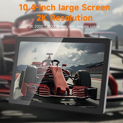 أحدث الأجهزة اللوحية لعام 2024، جهاز لوحي Android 13 بشاشة 10.4 بوصة، وذاكرة الوصول العشوائي 16 جيجابايت، وذاكرة الوصول العشوائي 128 جيجابايت، وشاشة FHD بدقة 2000*1200 2K، وحدة معالجة مركزية قوية 2.0 جيجا هرتز، 2.4G&5G&WiFi 6، بلوتوث 5.0، جهاز لوحي مع حاف in Kuwait