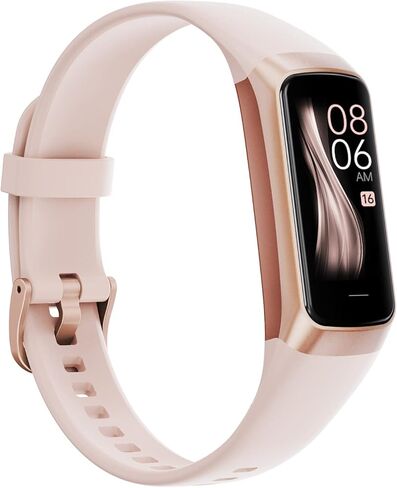 Fitness Tracker,1.1 Inch Color AMOLED Screen Smart Watch,25 Sports Modes Heart Rate Sleep Tracker,7 Working Days,Magnet Charging,Thermistor Sensor Bracelet for Kids&Adult (Bordeaux) in Saudi Arabia