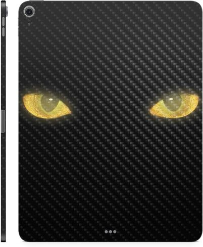 غلاف الكمبيوتر اللوحي من ألياف الكربون متوافق مع Apple iPad Air 11 (M2) 2024 - حقل عباد الشمس - غطاء لاصق واقٍ من الفينيل الفاخر 3M - سهل الاستخدام، مصنوع في الولايات المتحدة الأمريكية بواسطة MightySkins in Kuwait