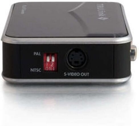 C2G/Cables to Go 27312 RCA أنثى إلى F-Type Male محول فيديو، متوافق مع TAA in Saudi Arabia
