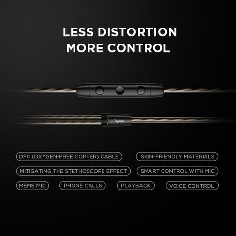 1MORE Dynamic Driver in-Ear Earphones, Headphones with microphone, Balanced Sound, Tangle-Free Cable, Volume Control, 3.5mm Wired Earphones ,1M301 in Saudi Arabia