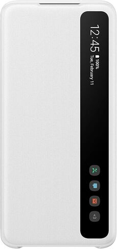 Samsung Galaxy S20 Case, S-View Flip Cover - Black (US Version with Warranty) (EF-ZG980CBEGUS) in Saudi Arabia