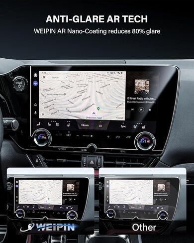 لـ 2024 2023 2022 Lexus NX250/NX350/NX350h/NX450h+ واقي شاشة 14 بوصة [مضاد للوهج] - HD شفاف/مضاد لبصمات الأصابع/ عبوتين in Kuwait