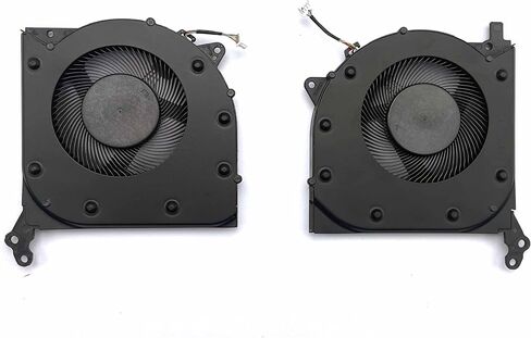 مروحة تبريد جديدة لوحدة المعالجة المركزية + وحدة معالجة الرسومات لجهاز Lenovo Legion 5-15IMH05، 5-15IMH05H، 5-15ARH05، 81Y6 82AU 82B5 P/N: 5F10S13917 5F10S13914 مروحة كمبيوتر محمول DC 5V in Kuwait