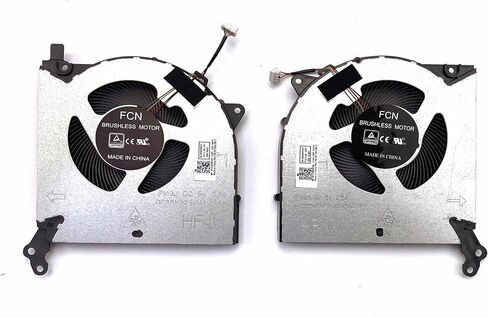 مروحة تبريد جديدة لوحدة المعالجة المركزية + وحدة معالجة الرسومات لجهاز Lenovo Legion 5-15IMH05، 5-15IMH05H، 5-15ARH05، 81Y6 82AU 82B5 P/N: 5F10S13917 5F10S13914 مروحة كمبيوتر محمول DC 5V in Kuwait