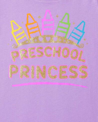 The Children's Place Baby Girls' and Toddler School Days Short Sleeve Graphic T-shirts,multipacks in Saudi Arabia
