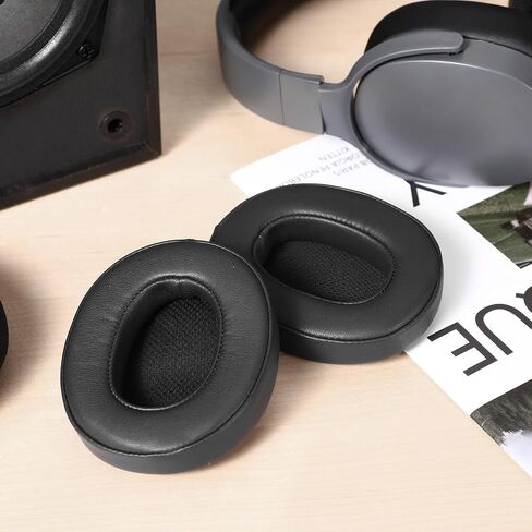 Facmogu Replacement Ear Pads, Headphones Ear Cushions Covers for Skullcandy Hesh 3/Skullcandy Crusher Wireless/Evo/Hesh ANC/EVO/Crusher ANC, Noise Isolation Soft Memory Foam Ear Pad Cushions - Black in Saudi Arabia