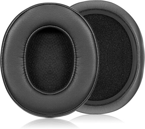 Facmogu Replacement Ear Pads, Headphones Ear Cushions Covers for Skullcandy Hesh 3/Skullcandy Crusher Wireless/Evo/Hesh ANC/EVO/Crusher ANC, Noise Isolation Soft Memory Foam Ear Pad Cushions - Black in Saudi Arabia