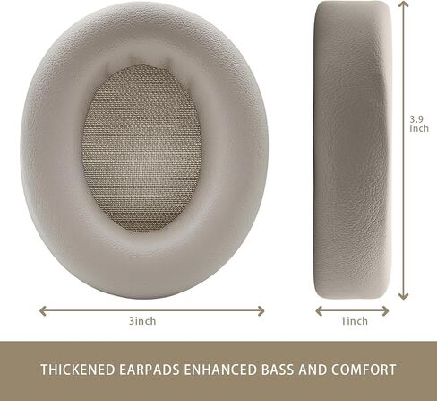 Replacement Ear Pads for Beats Studio Pro, Ear Cushions Compatible with Beats Studio Pro 2023 Noise Cancelling Headphone, Protein Leather & Memory Foam (Sandstone) in Saudi Arabia