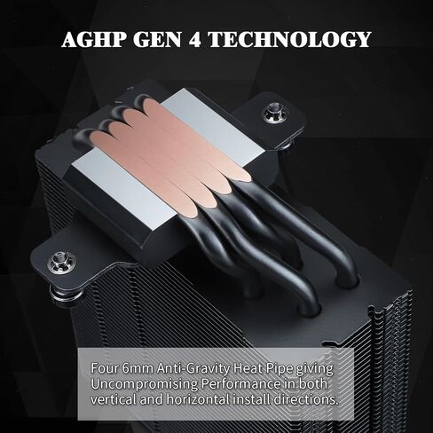 مبرد هواء وحدة المعالجة المركزية Thermalright Assassin Spirit 120 EVO مع أنابيب حرارية 4 × 6 مم، مبرد وحدة المعالجة المركزية بمروحة TL-S12-S PWM، ارتفاع 156 مم، لـ AMD: AM4 AM5/Intel 1700/1150/1151/1200، LGA17XX PC Cooler in Saudi Arabia