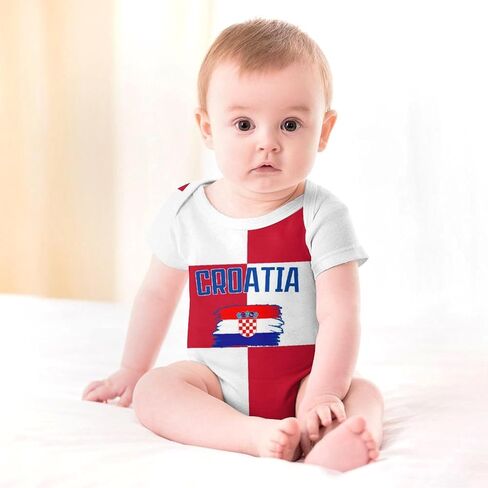 Soccer Baby Jersey Soccer Romper Outfit for Baby Boys & Girls,2024 Soccer National Team Baby Bodysuit for Soccer fans in Saudi Arabia
