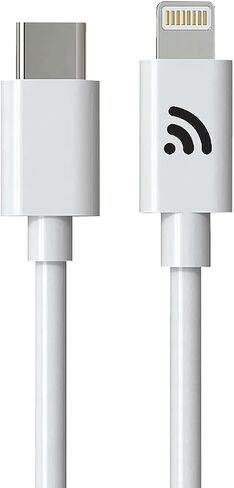 Standard USB C to Lightning Cable, 1M (3.3 FT) USB iPhone Charger Cable for Data Transfer, Compatible with The Latest Models of iPhone and iPad, Durable PVC USB C Cable in Saudi Arabia