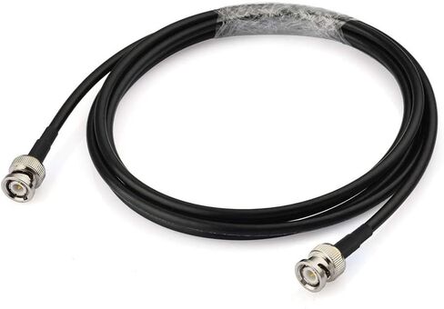 Bingfu BNC Male to BNC Male RG58 50 Ohm Coaxial Jumper Cable 1m 3 feet for CB Radio Ham Radio Amateur Mobile Radio Police Scanner Patch Panel Rack Mount Oscilloscope Scope Signal Function Generator in Saudi Arabia