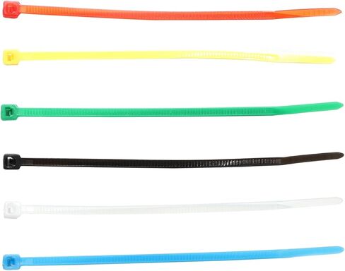 صغير 4 بوصة متعدد الألوان [ربطة كابل بسحاب] 480 قطعة ألوان متنوعة لوضع علامات على أرجل الدجاج أو لوازم إكليل شبكي ديكو باللون الوردي والأحمر والأرجواني والأصفر والأزرق والأخضر in Kuwait