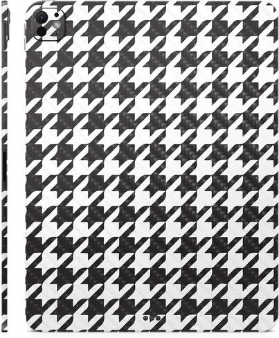 Carbon Fiber Tablet Skin Compatible with Apple iPad Pro 11 (M4) 2024 - Slant Stripes - Premium 3M Vinyl Protective Wrap Decal Cover - Easy to Apply | Crafted in The USA by MightySkins in Saudi Arabia