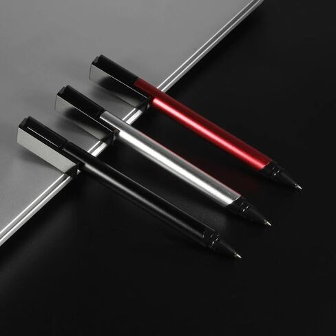 محرك فلاش USB لقلم حبر جاف أحمر سعة 32 جيجابايت، محركات أقراص فلاش USB 2.0 متعددة الوظائف على شكل قلم، عصا ذاكرة محمولة مفتاح قلم اللمس محرك أقراص USB أفضل هدية (32G أحمر) in Saudi Arabia
