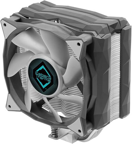 Iceberg Thermal IceSLEET G4 Midnight All-Black 4 Nickel-Plated Heatpipes CPU Air Cooler with ARGB 120mm PWM Fan for Intel and AMD (LIMITED EDITION) AM5 and LGA1700 Compatible in Saudi Arabia