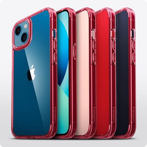 Spigen Ultra Hybrid [Anti-Yellowing Technology] Designed for iPhone 13 Mini Case (2021) - Crystal Clear in Saudi Arabia