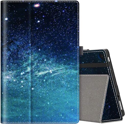 Vori Case for Amazon Fire HD 10 Tablet (9th/7th/5th Generation,2019/2017/2015 Release) - Premium PU Leather Slim Fit Smart Stand Cover with Auto Wake/Sleep for Fire HD 10.1" Tablet, Peony in Saudi Arabia